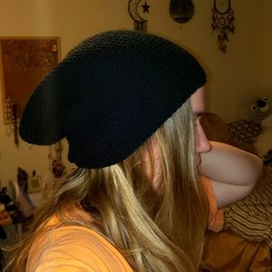 Rue21 Black Slouch Knit Beanie